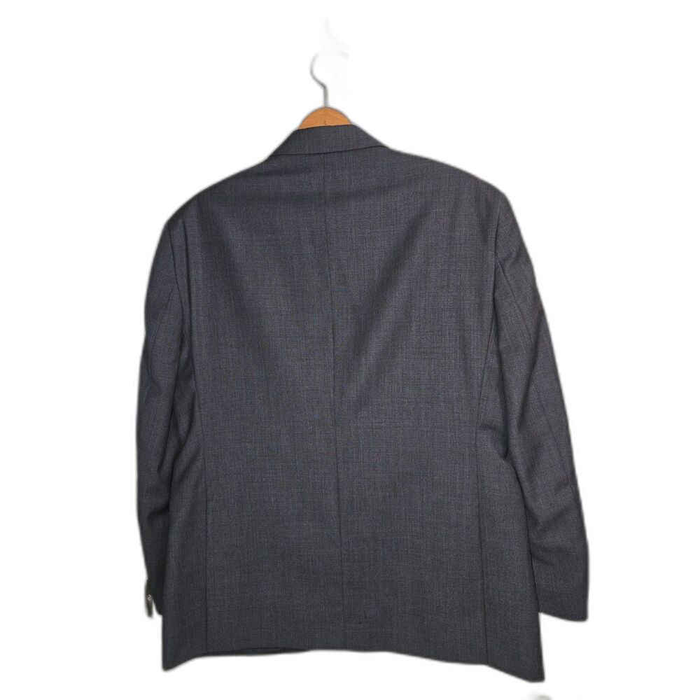 Men's Suit - 42Short - Med Gray - Double Vented. Flat front pants. Pronto Uomo - Picture 3 of 10